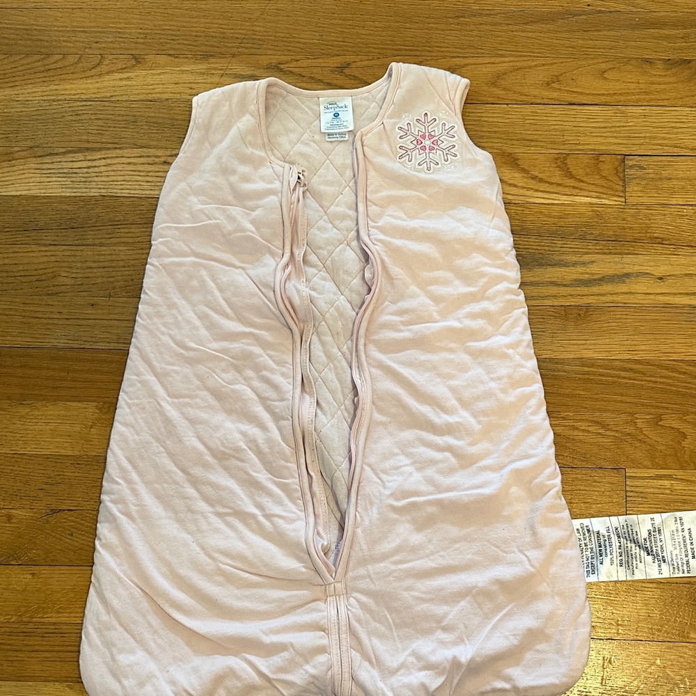 Halo Soft Pink Quilted SleepSack